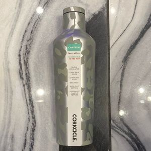 Corkcicle Snow Leopard 16oz Canteen (NWT)